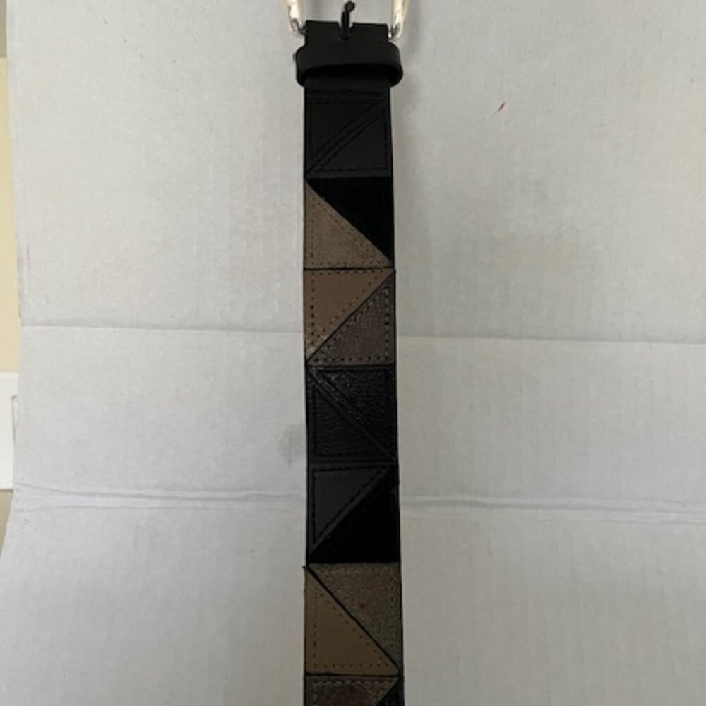 FOSSIL patchwork leather belt. - Picture 2 of 6